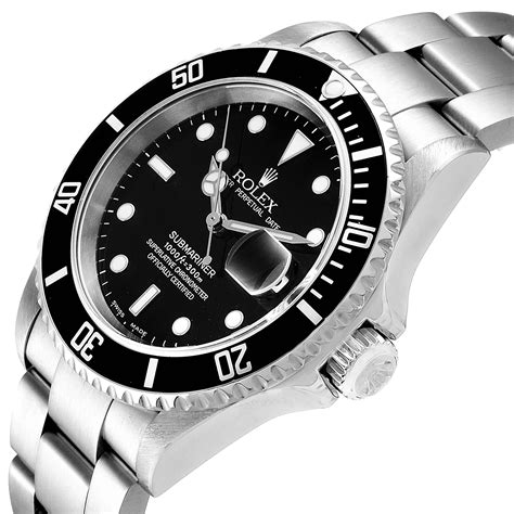 rolex submariner black dial stainless steel automatic men& 39|all black Rolex Submariner price.